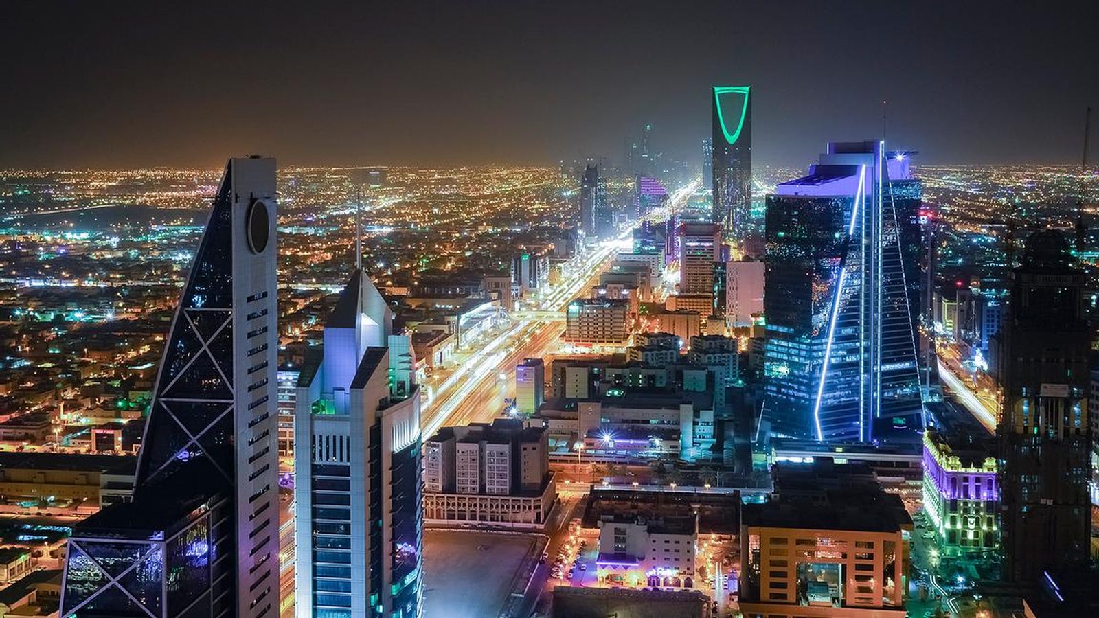 ARM Management — Riyadh by night, King Abdullah Financial District
